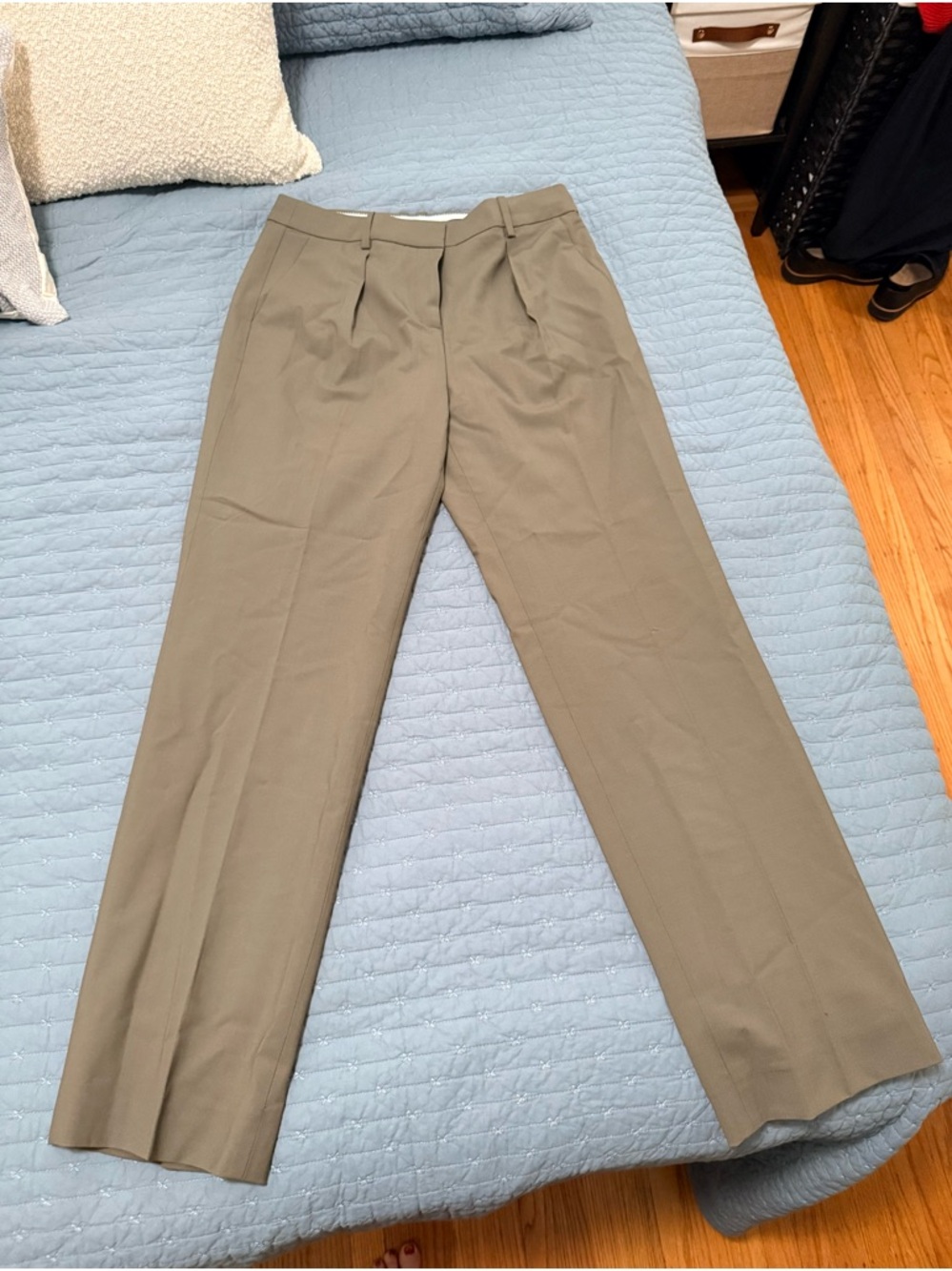 J. Crew Portia Pant in bi-stretch wool blend